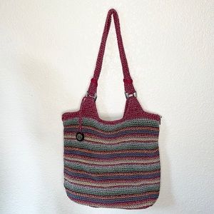 The Sak Multi-colored Crochet Purse